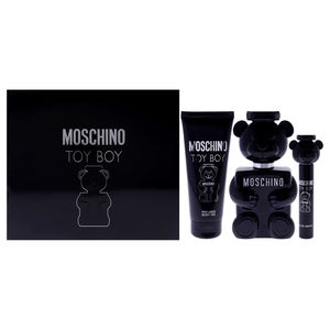Moschino Toy Boy Moschino 3 Pc 3.4oz EDP Spray, 0.34oz EDP Spray, 3.4oz Body Gel